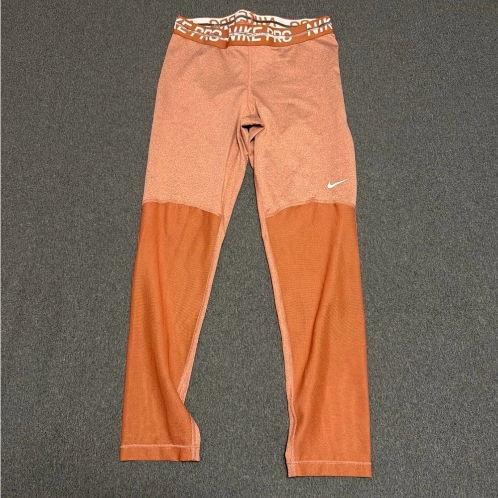 Nike Womens Orange Leggings